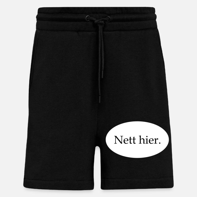 Nice here - Shorts - made by SPREAD - SOLID BLACK