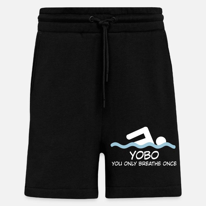 Nager - Short bio décontracté fabriqué en UE - SOLID BLACK
