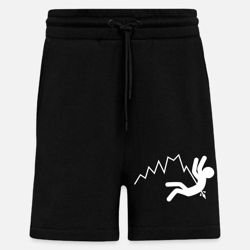 Baisse des prix (blanc) - Short bio décontracté fabriqué en UE - SOLID BLACK
