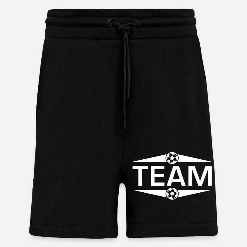 Fussball Team - Shorts - made by SPREAD - SOLID BLACK