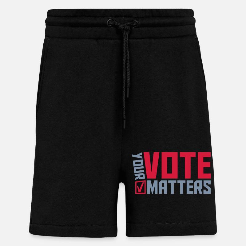 your vote matters quote - Shorts - made by SPREAD - SOLID BLACK