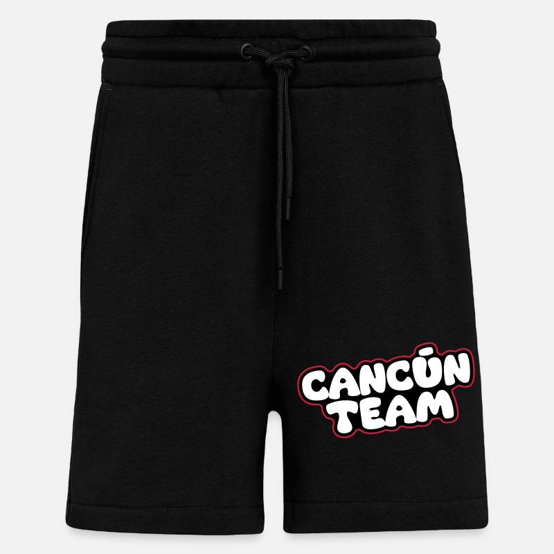 Cancun Team - Shorts - made by SPREAD - SOLID BLACK