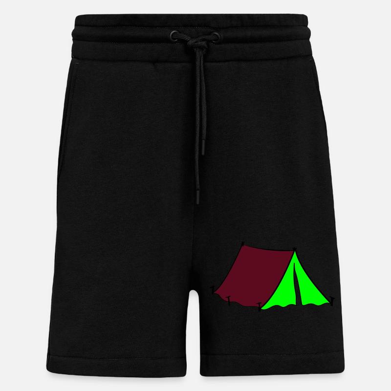 zelt - Shorts - made by SPREAD - SOLID BLACK