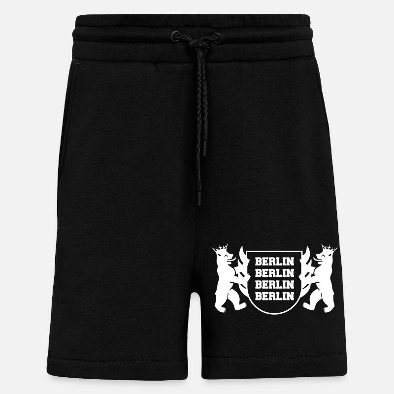 berlin wappen - Shorts - made by SPREAD - SOLID BLACK
