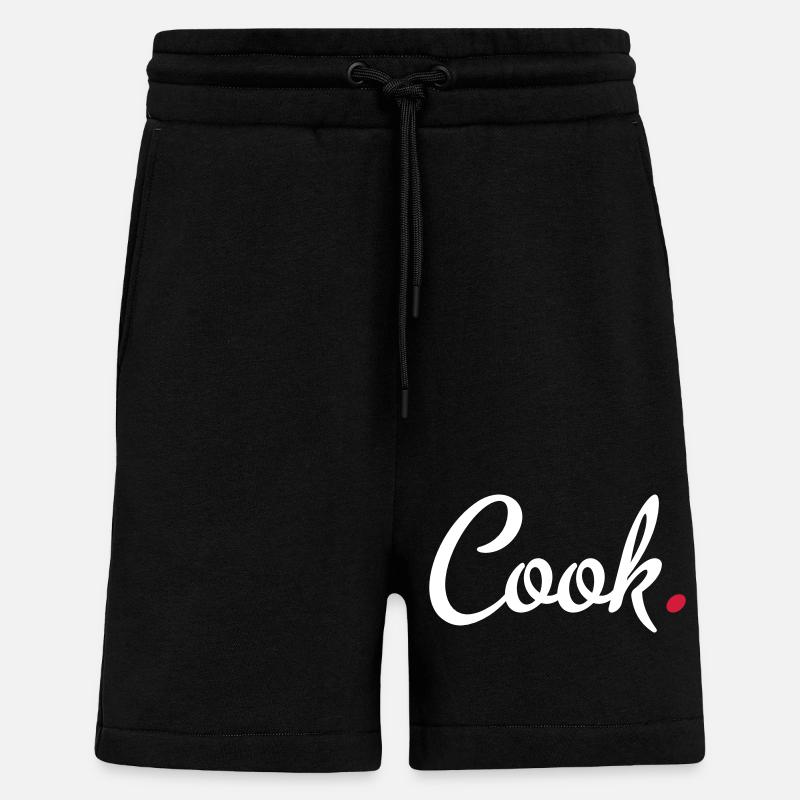 cuire - Short bio décontracté fabriqué en UE - SOLID BLACK