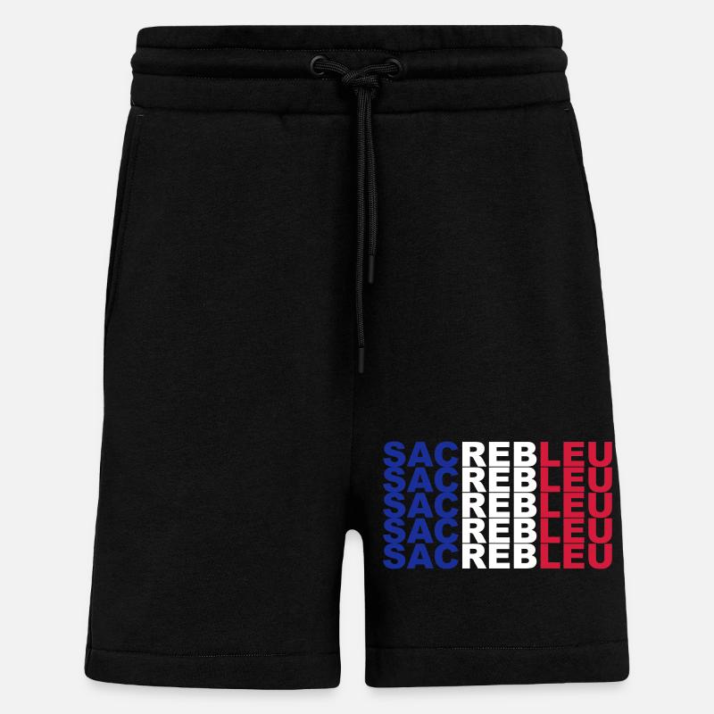 Sacrebleu - Short bio décontracté fabriqué en UE - SOLID BLACK