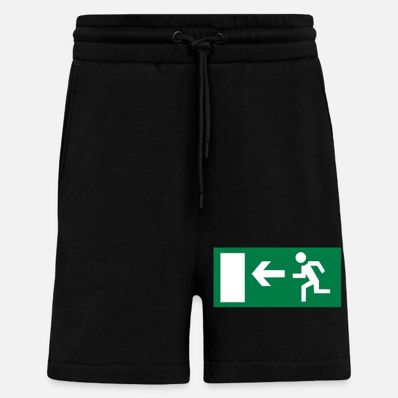 emergency exit - Shorts - made by SPREAD - SOLID BLACK
