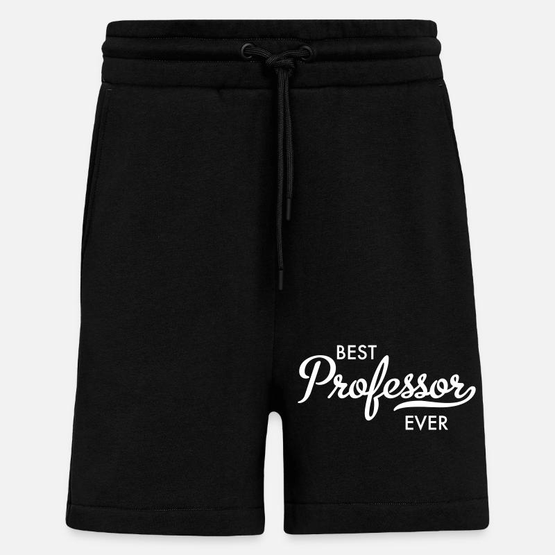 professeur - Short bio décontracté fabriqué en UE - SOLID BLACK