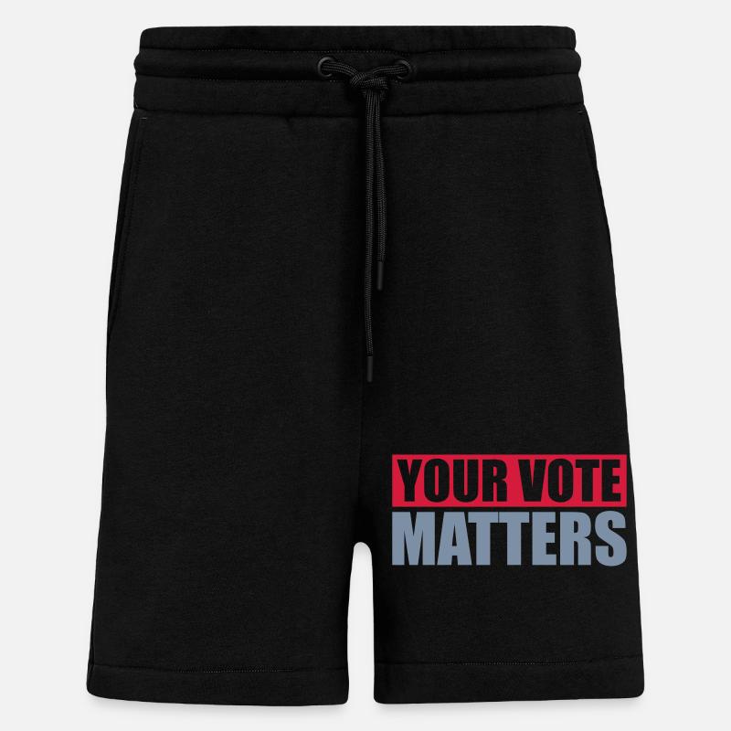 your vote matters Zitat - Shorts - made by SPREAD - SOLID BLACK