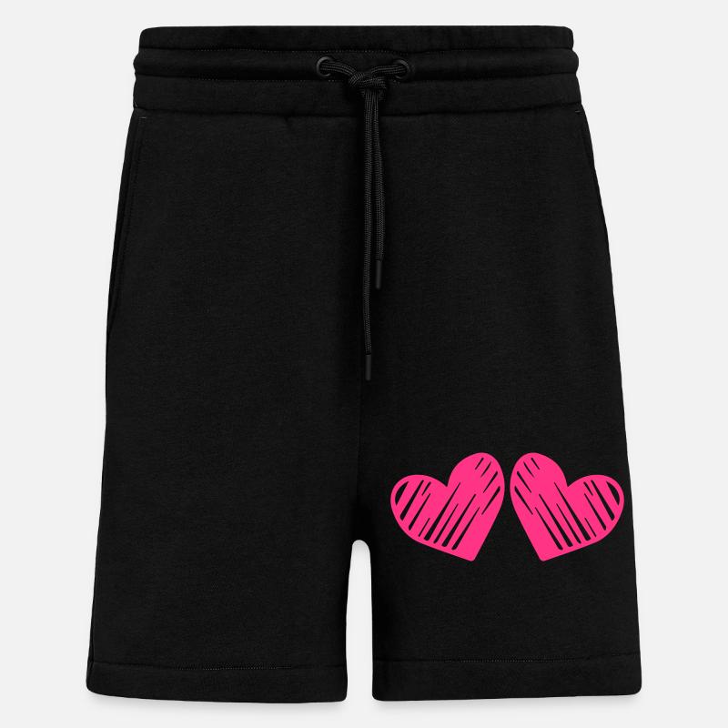 herzen - Shorts - made by SPREAD - SOLID BLACK
