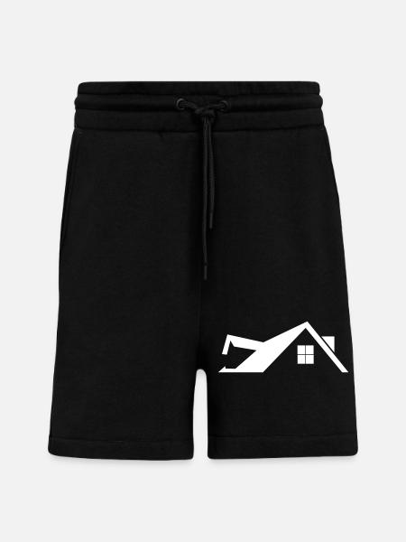 Toit - Short bio décontracté fabriqué en UE - SOLID BLACK