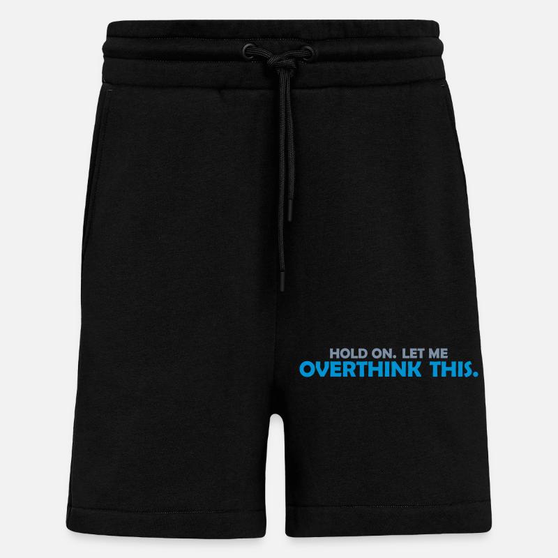Let me overthink this - Shorts - made by SPREAD - SOLID BLACK