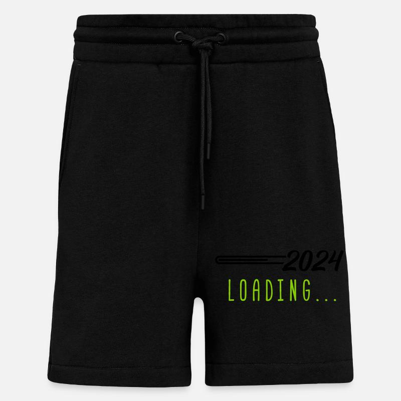 2024 loading - Shorts - made by SPREAD - SOLID BLACK
