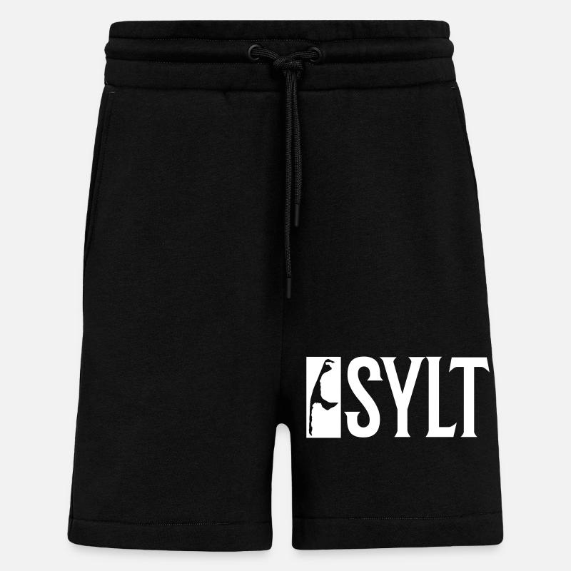 Sylt Insel - Shorts - made by SPREAD - SOLID BLACK