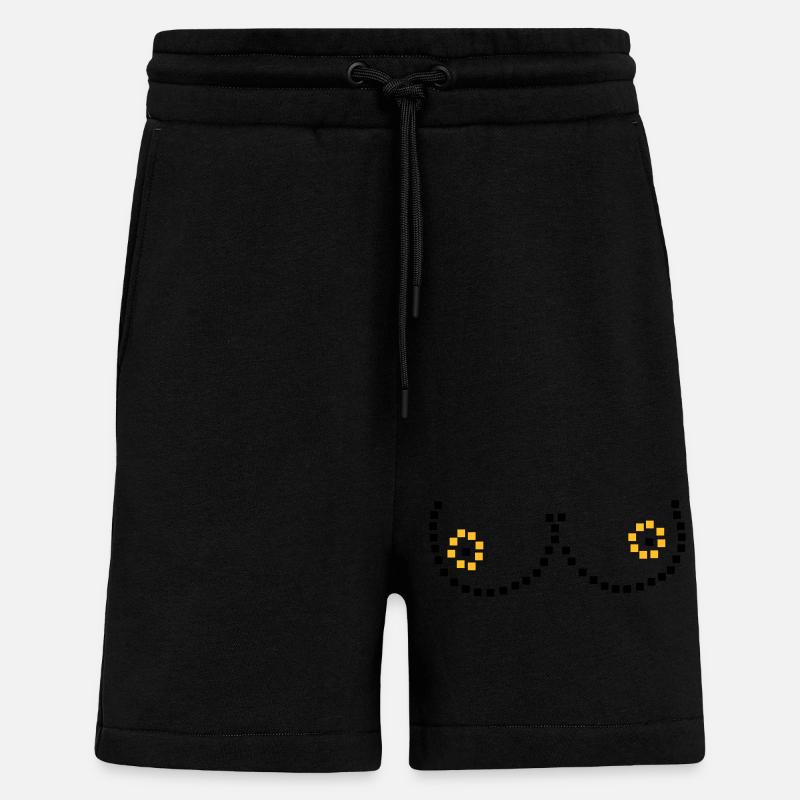 Pixel Brüste - Shorts - made by SPREAD - SOLID BLACK