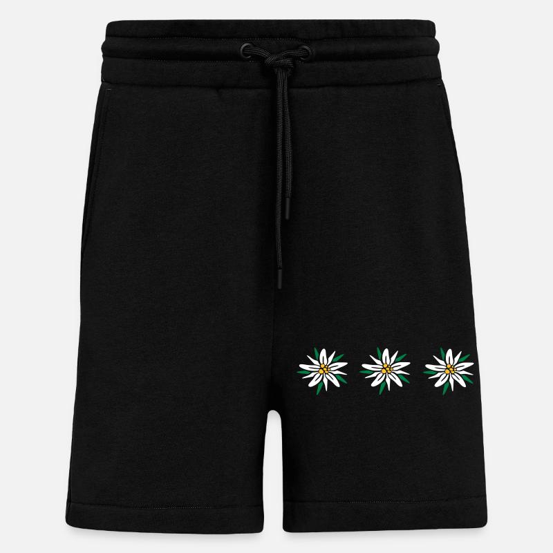 Edelweiss - Shorts - made by SPREAD - SOLID BLACK