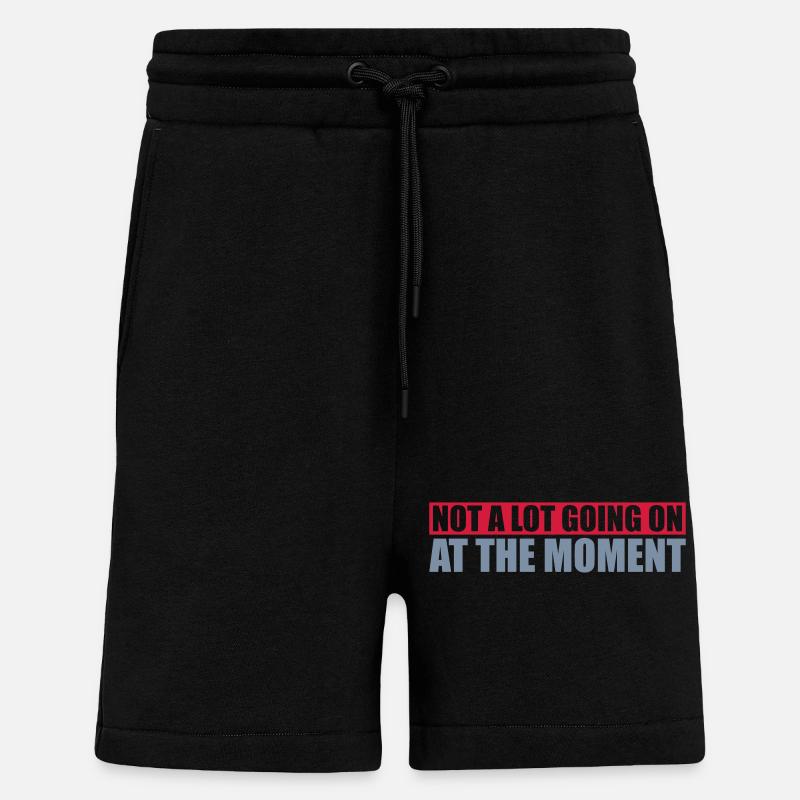 Not much going on - Shorts - made by SPREAD - SOLID BLACK