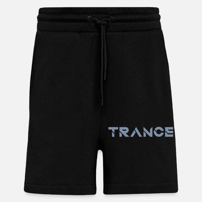 Schriftzug Trance Design Logo - Shorts - made by SPREAD - SOLID BLACK