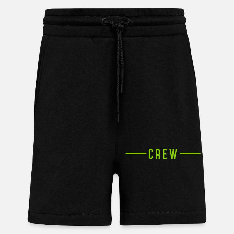 Course d’équipage - Short bio décontracté fabriqué en UE - SOLID BLACK