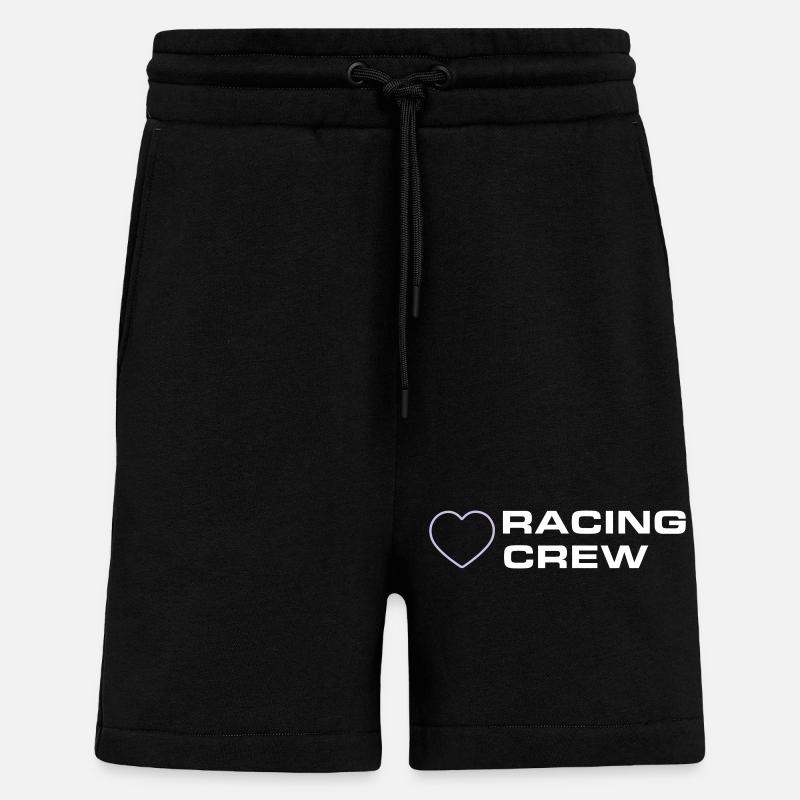Équipage de course - Short bio décontracté fabriqué en UE - SOLID BLACK