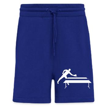 Joueur à table de ping-pong - Short bio décontracté fabriqué en UE - Iconic Blue - Devant