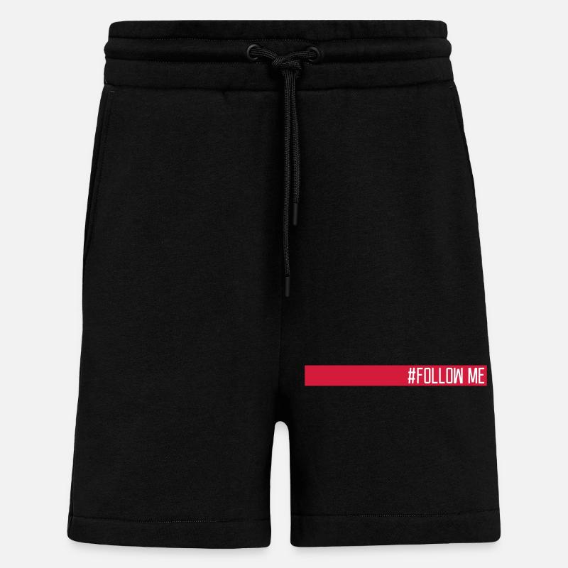 Cool Follow Me - Shorts - made by SPREAD - SOLID BLACK