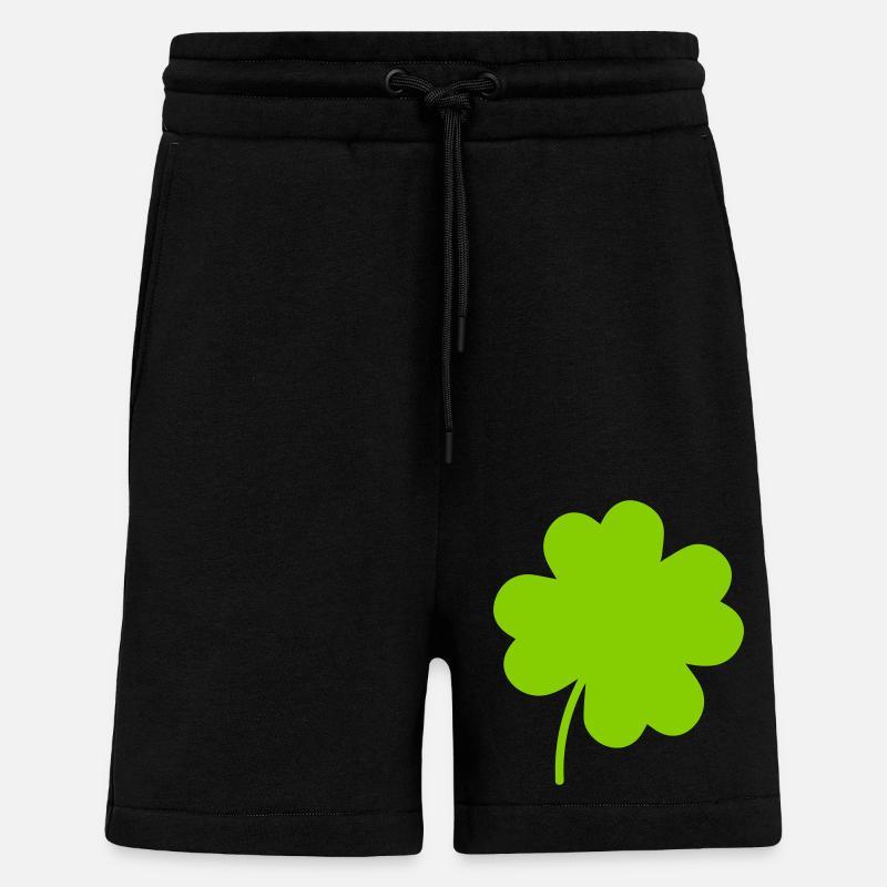 Glücksklee - Shorts - made by SPREAD - SOLID BLACK
