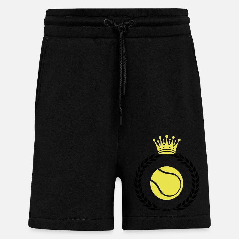 tennis kranz - Shorts - made by SPREAD - SOLID BLACK