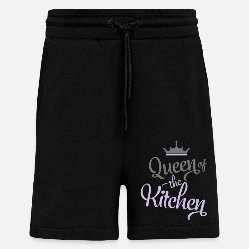 Cuire - Short bio décontracté fabriqué en UE - SOLID BLACK