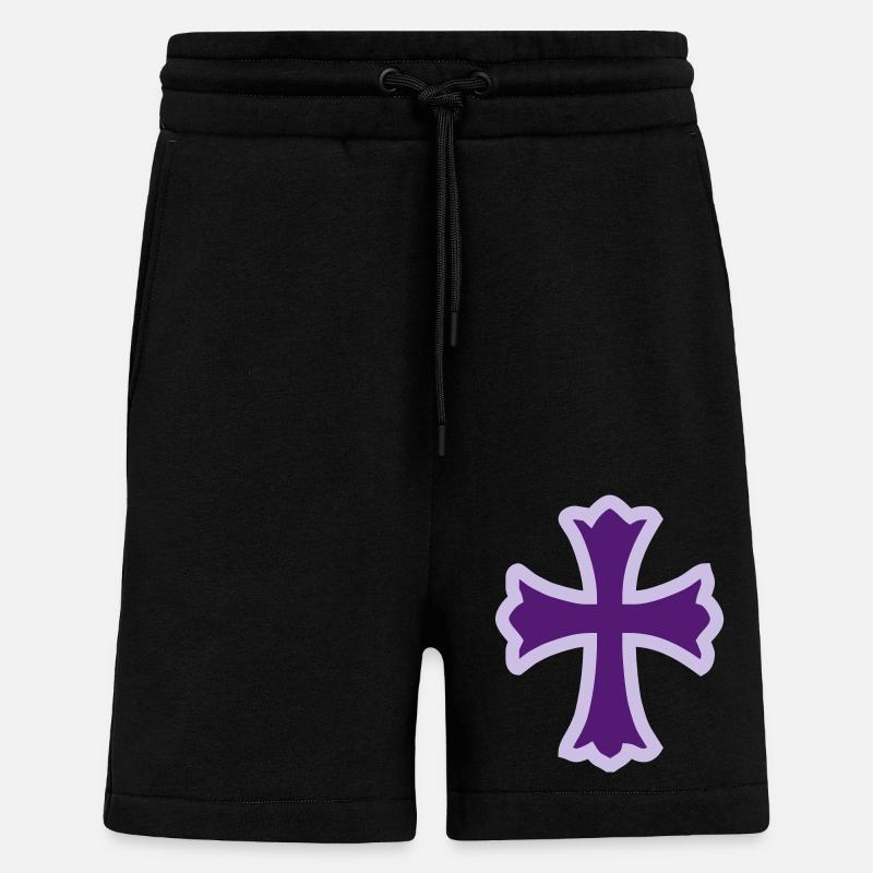 kreuz - Shorts - made by SPREAD - SOLID BLACK