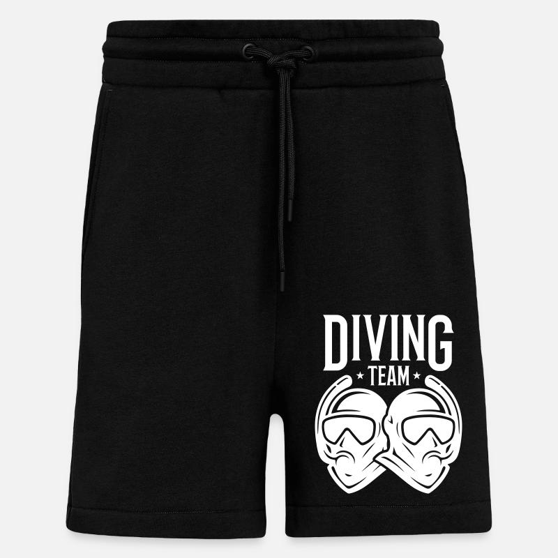 Taucher Team Tauchen - Shorts - made by SPREAD - SOLID BLACK