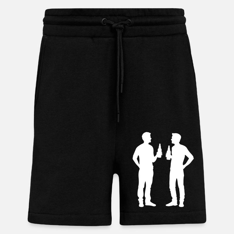 Team Drinking Mannschaft - Shorts - made by SPREAD - SOLID BLACK
