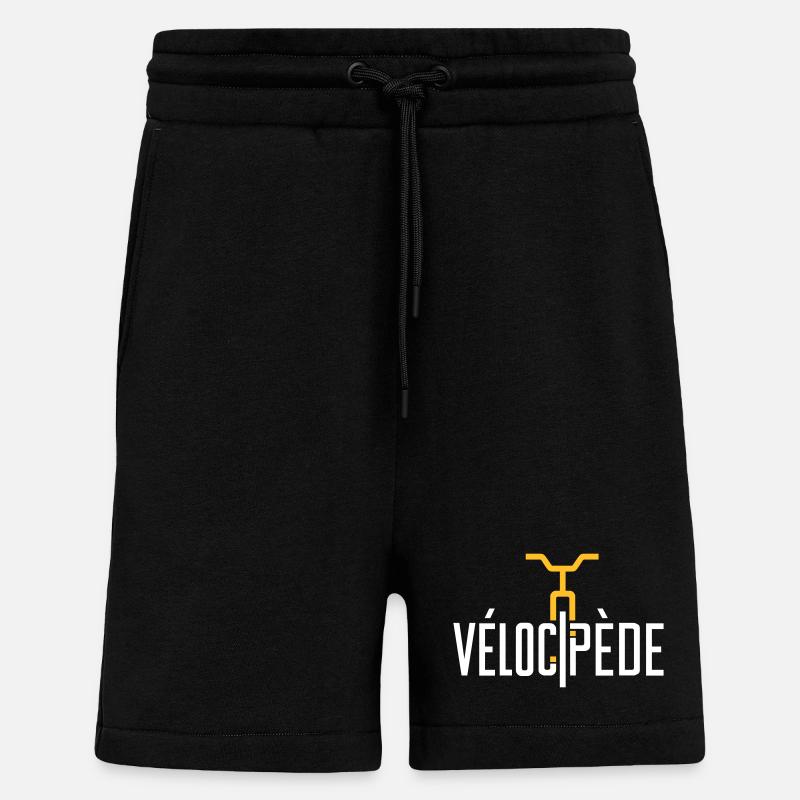Velocipede Bicycle Icon - Shorts - made by SPREAD - SOLID BLACK