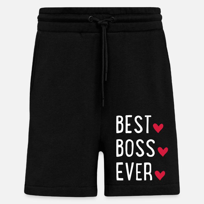 patron - Short bio décontracté fabriqué en UE - SOLID BLACK