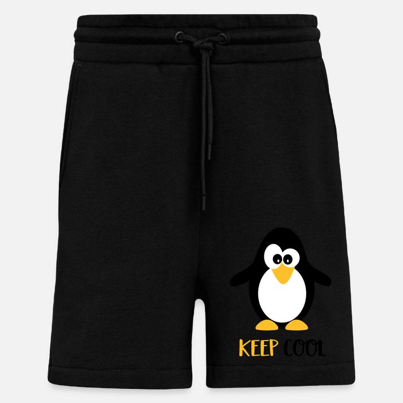 Pingouin - Short bio décontracté fabriqué en UE - SOLID BLACK