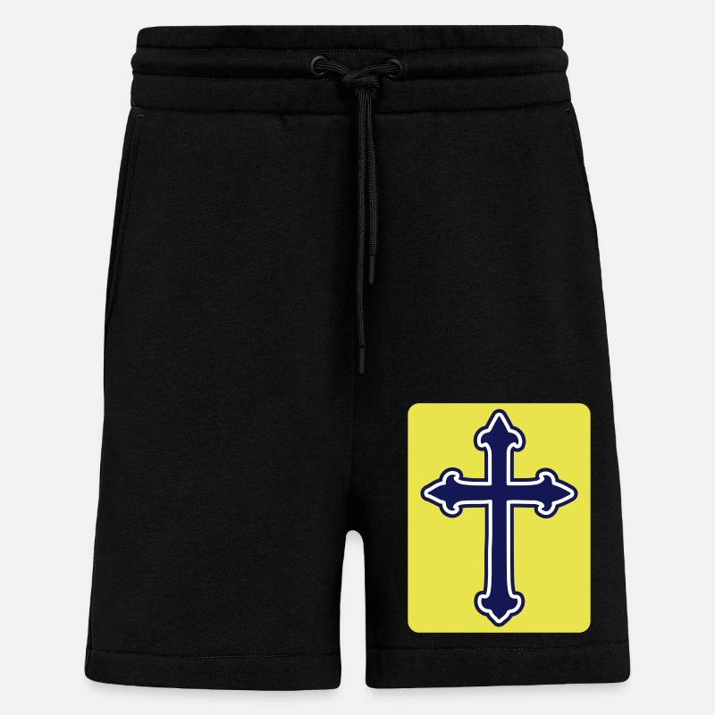 Kreuz Symbol - Shorts - made by SPREAD - SOLID BLACK