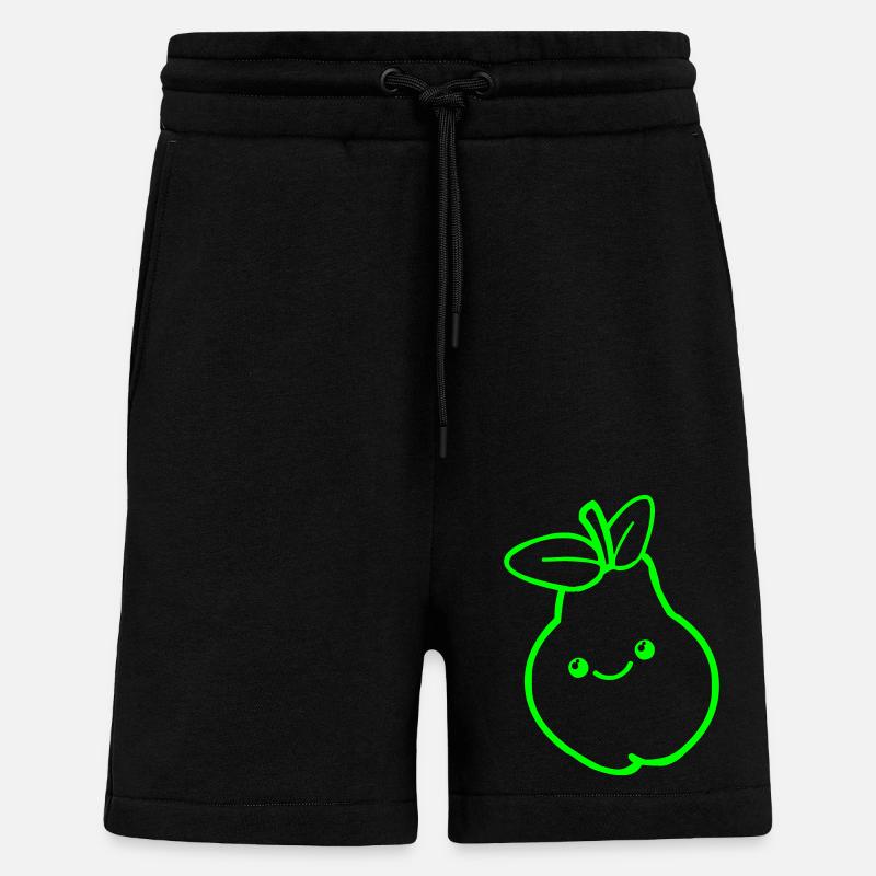 birne comic - Shorts - made by SPREAD - SOLID BLACK