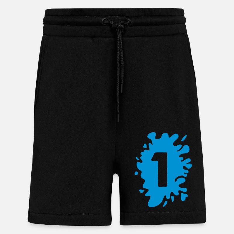 Blobs 1 - Short bio décontracté fabriqué en UE - SOLID BLACK