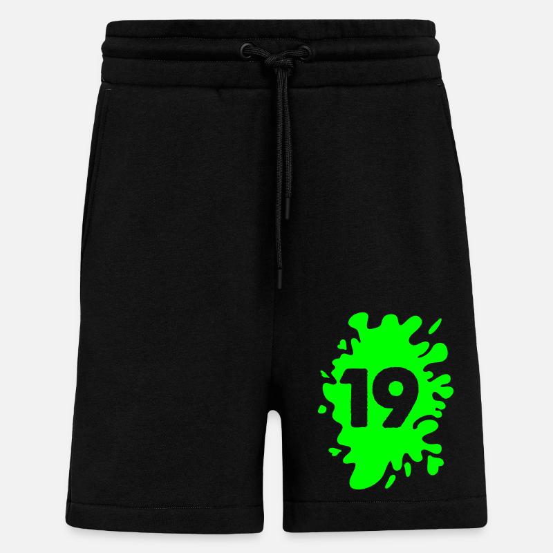klecks 19 - Shorts - made by SPREAD - SOLID BLACK