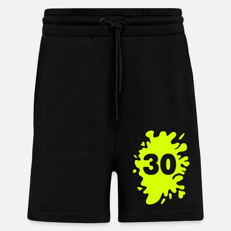 Blobs 30 - Short bio décontracté fabriqué en UE - SOLID BLACK