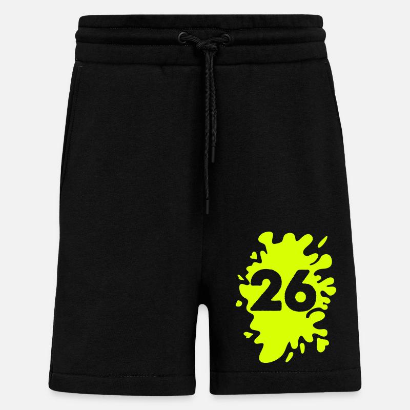 Klecks 26 - Shorts - made by SPREAD - SOLID BLACK