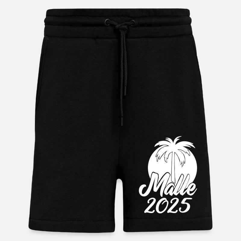 MALLE 2025 - Short bio décontracté fabriqué en UE - SOLID BLACK