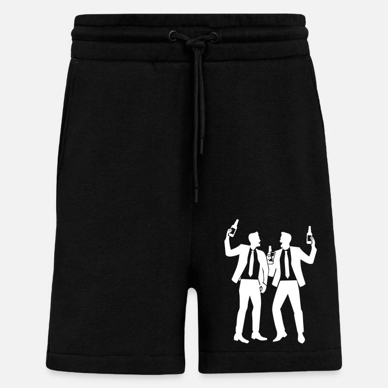 Team Drinking Mannschaft - Shorts - made by SPREAD - SOLID BLACK