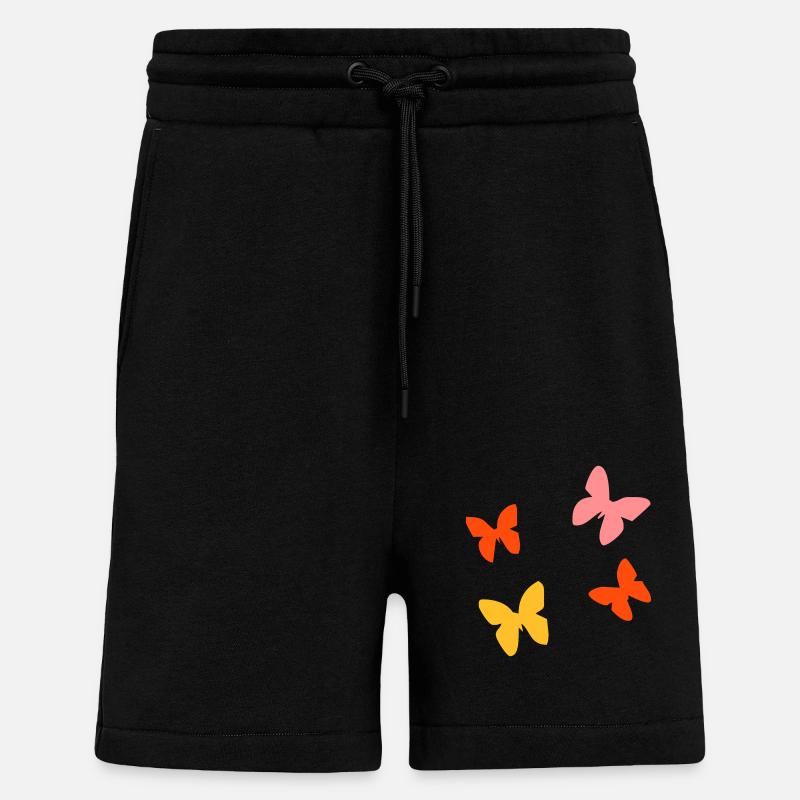 papillon - Short bio décontracté fabriqué en UE - SOLID BLACK