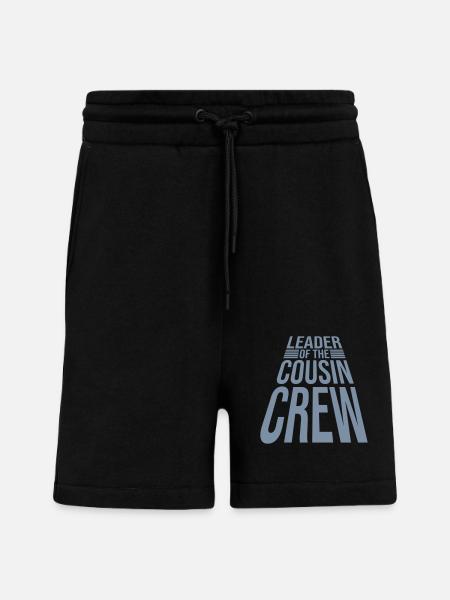Leader Cousin Crew Team - Shorts - made by SPREAD - SOLID BLACK