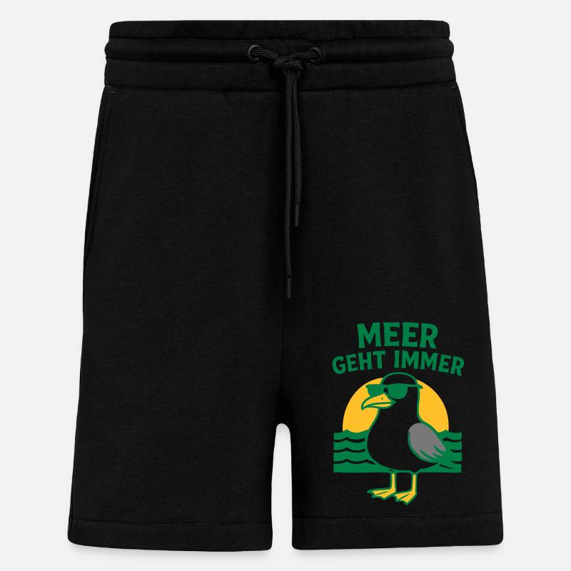 Meer geht immer - Shorts - made by SPREAD - SOLID BLACK