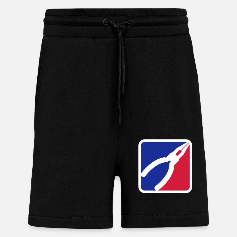 Zange Werkzeug Logo - Shorts - made by SPREAD - SOLID BLACK
