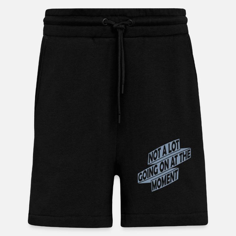 Not much going on - Shorts - made by SPREAD - SOLID BLACK