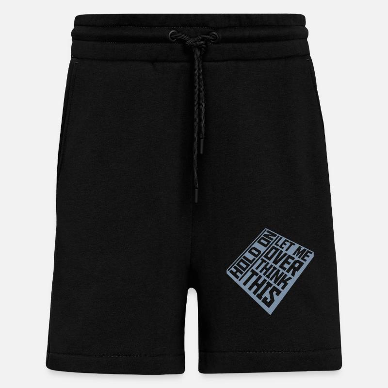 Permettez-moi d’exagérer - Short bio décontracté fabriqué en UE - SOLID BLACK