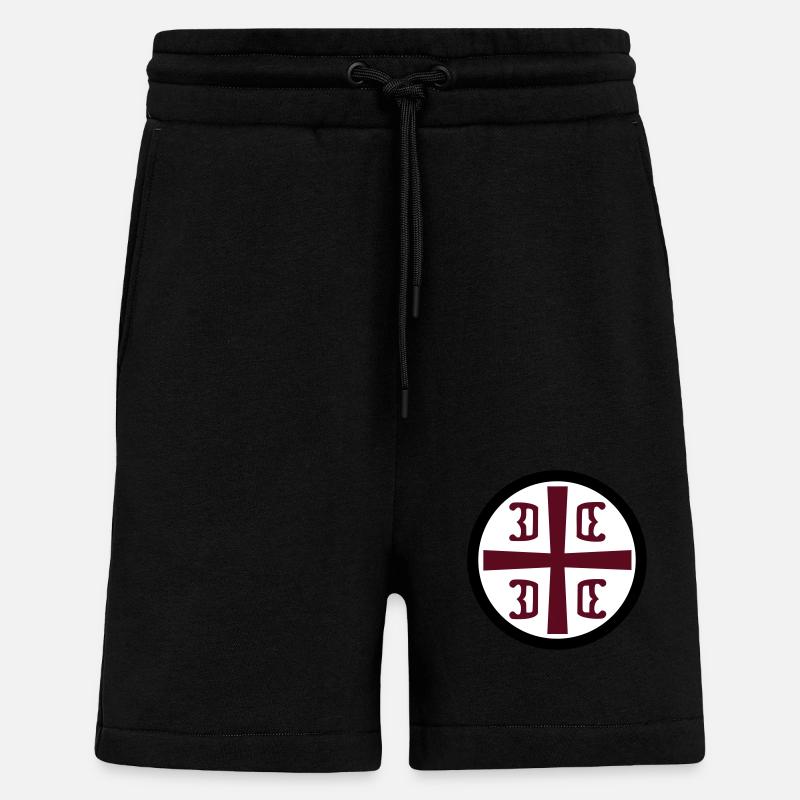 Serbisches Kreuz - Shorts - made by SPREAD - SOLID BLACK